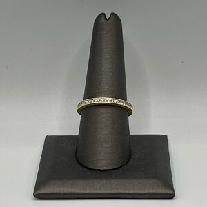 Freida Rothman Stacking Ring with CZ Stones